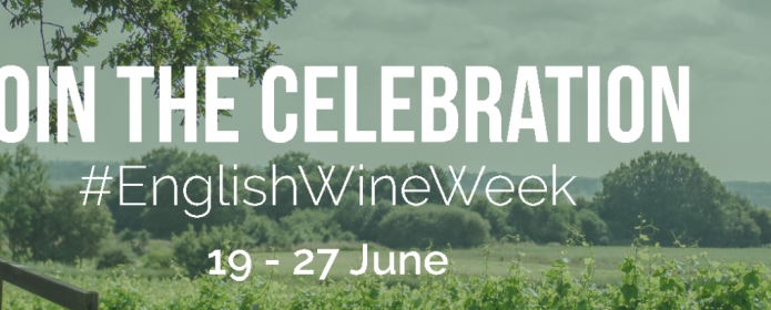 Banner with text 'English Wine Week'