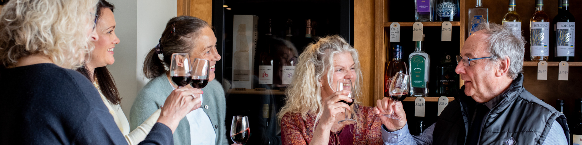 customers enjoy tasting wine with a York Wines team member
